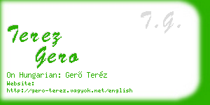 terez gero business card